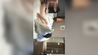 新晋探花首秀，美乳兼职小姐姐，啪啪干好久，仙丹太给力射不出来打飞机