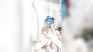 【麻花传媒视频】极品Cos爆机少女【喵小吉】双子最强冰雪组合原神花嫁+甘雨优菈