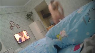 超哥酒店约操168CM一束院校毕业的大长腿幼教美女,开始还有点害